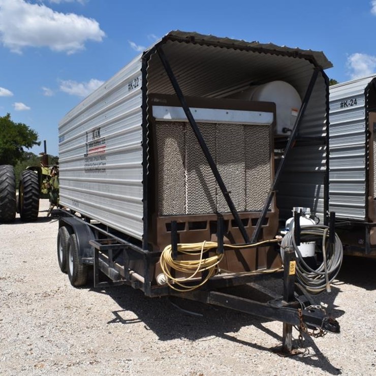 2013 16' COOLING TRAILER W/ GENERATOR, PORT-A-COOL AND FREEZER (VIN # 5VNBU
