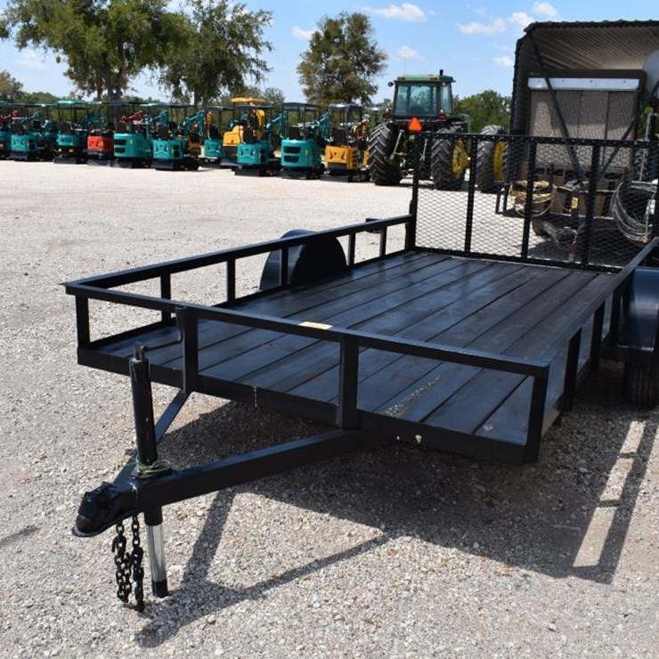 75" X 12' LOWBOY TRAILER (PLATE # GGJT70) (REGISTRATION PAPER ON HAND AND W