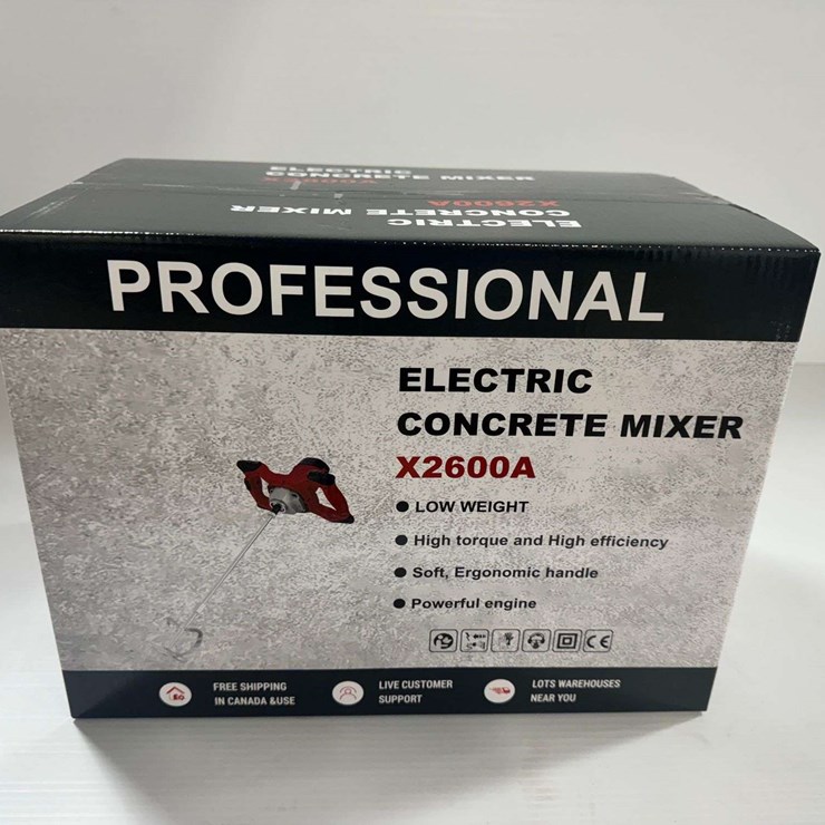 Professional Electric Concrete Mixer X2600A - 1200W