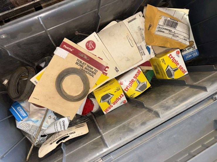 pallet-of:-portable-toilet,-(unused),-miter-saw,-caulk,-belt-sander,-and-more,-buying-all-for-one-mo-image-5