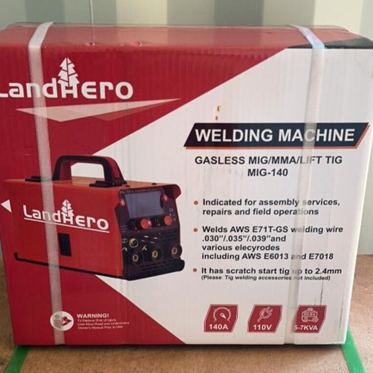 Landhero Gasless 140A 110V MiG Welding Welder