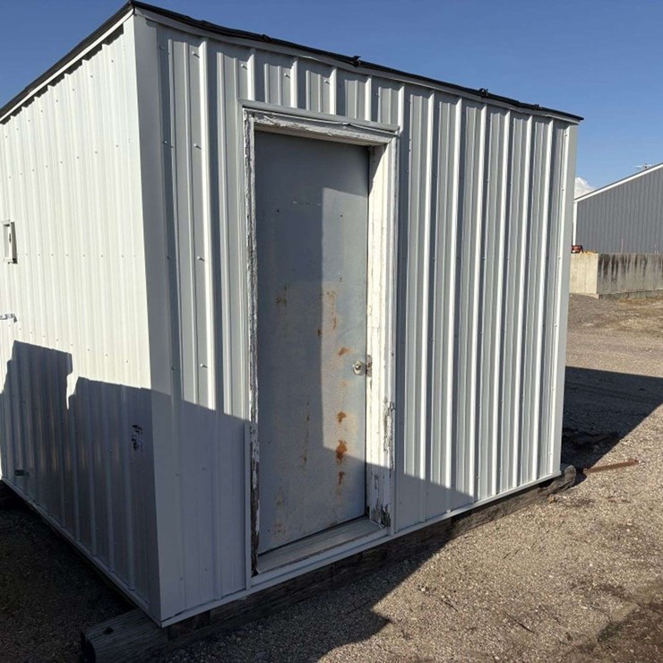 Corn Dryer Shack, on Skids, 100”x123”x102” tall, Insulated, 32” Door, A/C, Heat, Lights