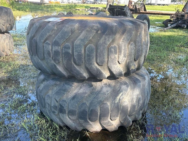 lot-of-2-caterpillar-loader-tires-image-1