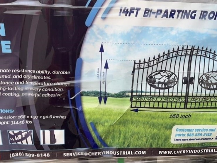 14ft-bi-parting-iron-gate-deer-scene-image-1
