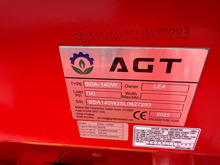 #220-•-#26502-•-unused-agt-sda-140w-compact-wheel-loader-image-13