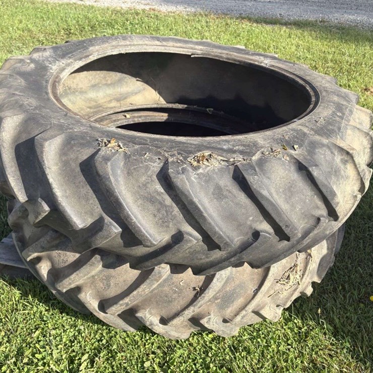 (2) 15.5-38 Tractor Tires
