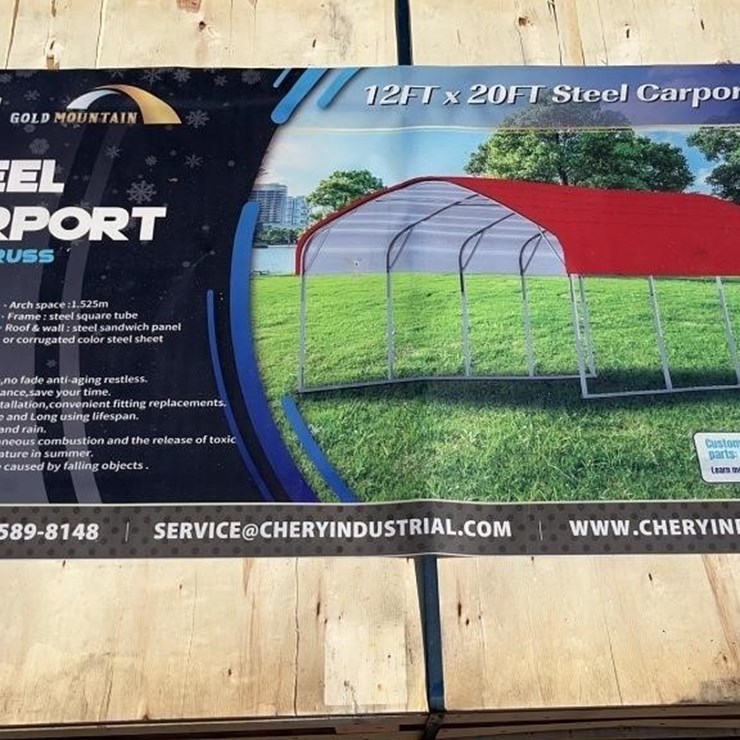 Gold Mountain 12ft x 20ft Steel Carport
