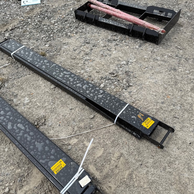 #2000 • #26369 • Unused GIYI 7' Forklift Extension Forks
