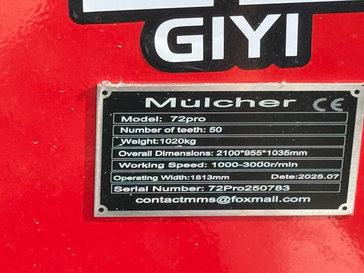 #2000-•-#26273-•-unused-giyi-72"-skid-steer-mulcher-72pro250783-image-10