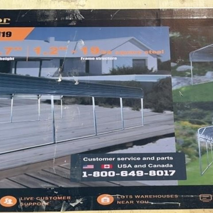 Landhonor 11ftx19ft Steel Carport
