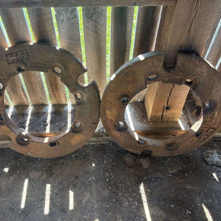 (2) Minneapolis Moline Rear Wheel Weights