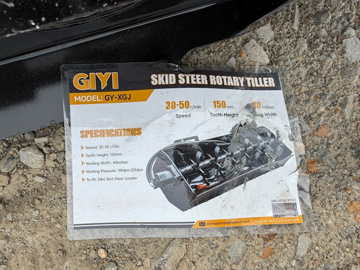 #230-•-#26399-•-unused-giyi-gy-xgj-mini-skid-steer-rotary-tiller-xgj2507132-image-8