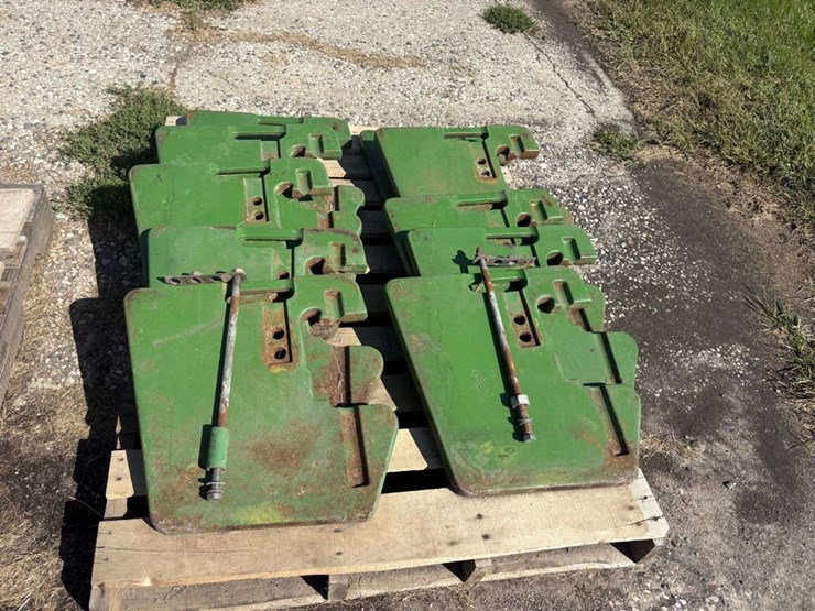 (10)-john-deere-front-suitcase-weights,-off-of-55-series-image-1