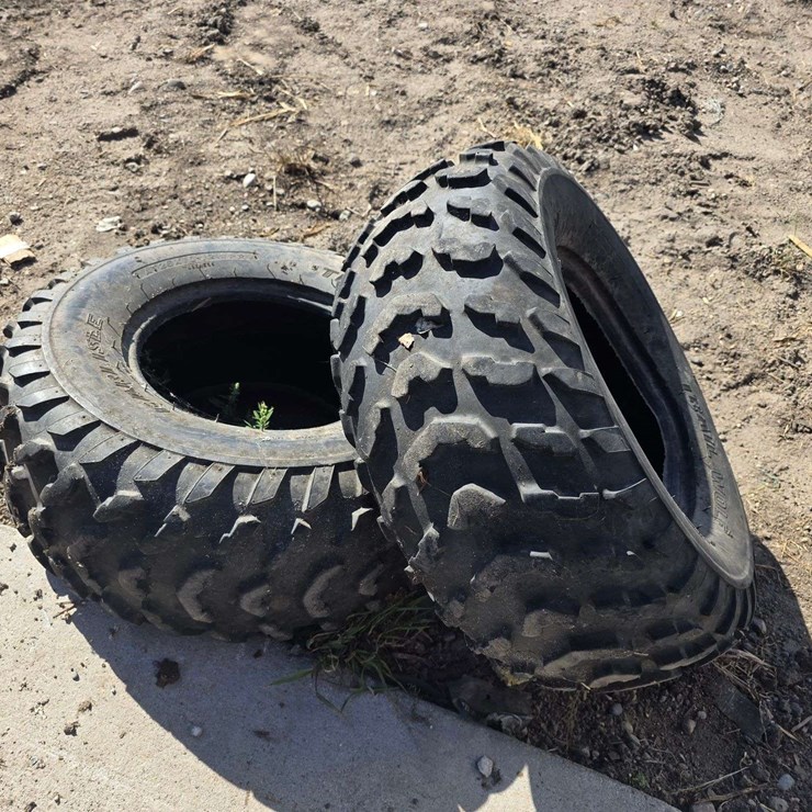 (2) AT26x10-12 Carlise Tires, Buying All for One Money