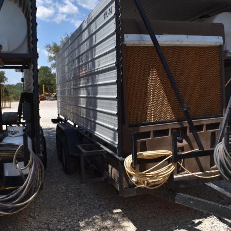 2013 16' COOLING TRAILER W/ GENERATOR, PORT-A-COOL AND FREEZER (VIN # 5VNBU