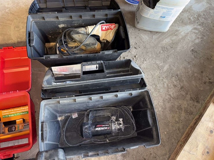 ryobi-belt-sander,-corded,-rotozip,-with-cases-image-1
