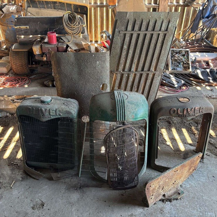 Various Oliver Tractor Sheet Metal
