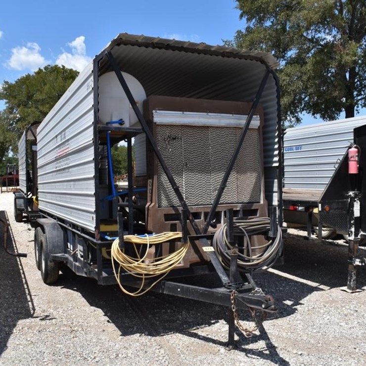 2011 16' COOLING TRAILER W/ GENERATOR, PORT-A-COOL AND FREEZER (VIN # 5VNBU