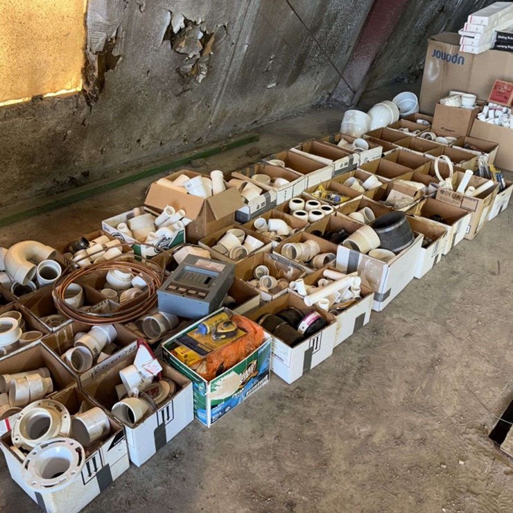 50+ Boxes of Plumbing PVC Supplies, Buying All for One Money