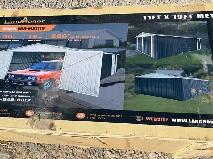 landhonor-11ftx19ft-metal-garage-w/double-doors-image-1