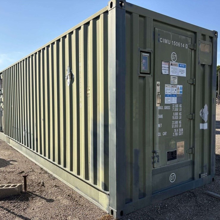Sea Container, 40’, 9’9” Tall, 96” Wide, Insulated, as-is,* new buyer responsible for loading