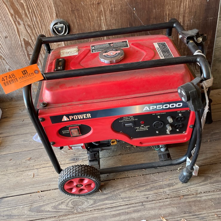 #4748 • AP 5000 Gas Generator