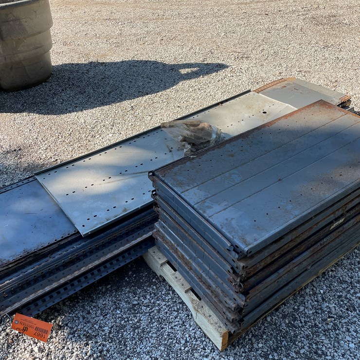 #1667 • Pallet of Shelving