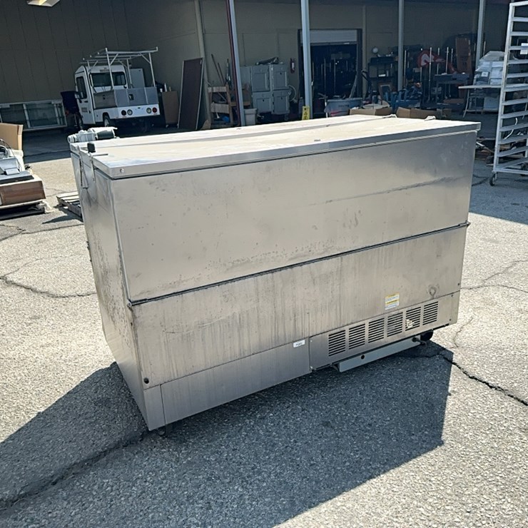 LOT# -719 - BEVERAGE AIR ST58N-S DOUBLE SIDED ACCESS  COLD WALL MILK COOLER