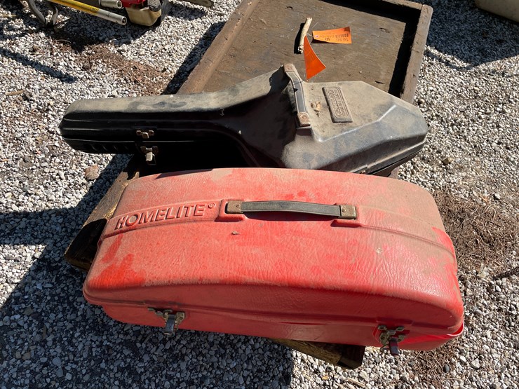 #1685-•-(2)-homelite-chainsaws-in-hard-cases-image-1