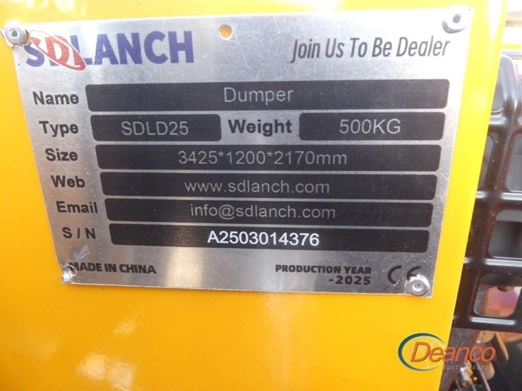 unused-2025-sdlanch-sdld25-crawler-dumper,-s/n-a2503014376:-briggs-&-stratton-eng.,-rubber-tracks-image-8