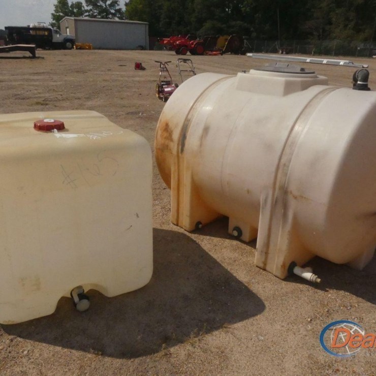 LOT OF (2) PLASTIC WATER TANKS
