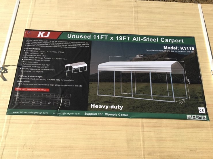 unused-11ft-x-19ft-steel-carport.-image-3