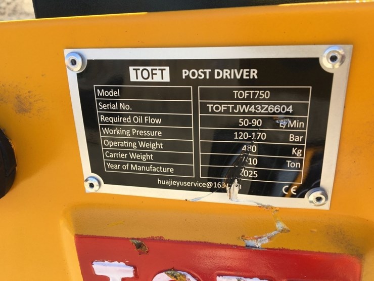unused-2025-toft-750-post-driver-attachment,-image-3