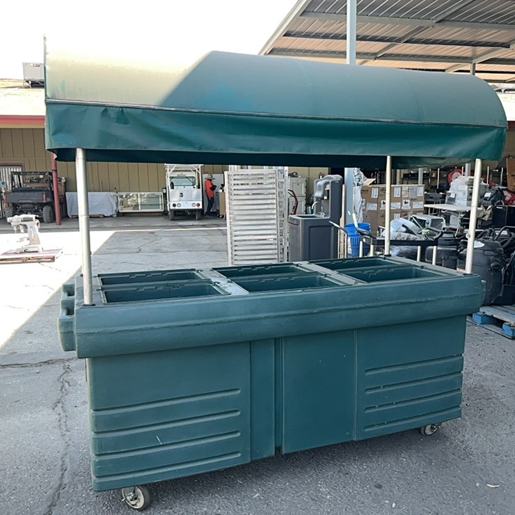 LOT# -773 - CAMBRO VENDING CART W/ PAN WELLS
