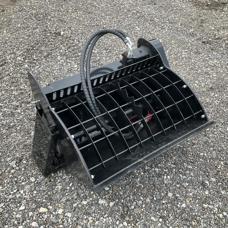 #1564 • Unused Mini Skid Steer Mixing Bucket