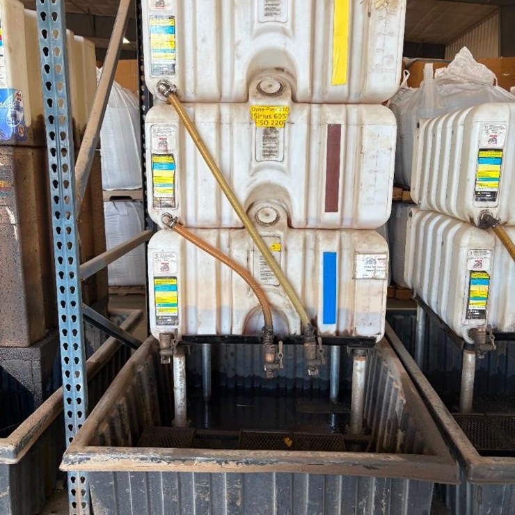 3 Bulk Oil Tanks with Containment