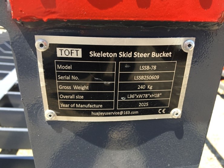 unused-2025-toft-78in-skeleton-bucket,-image-4