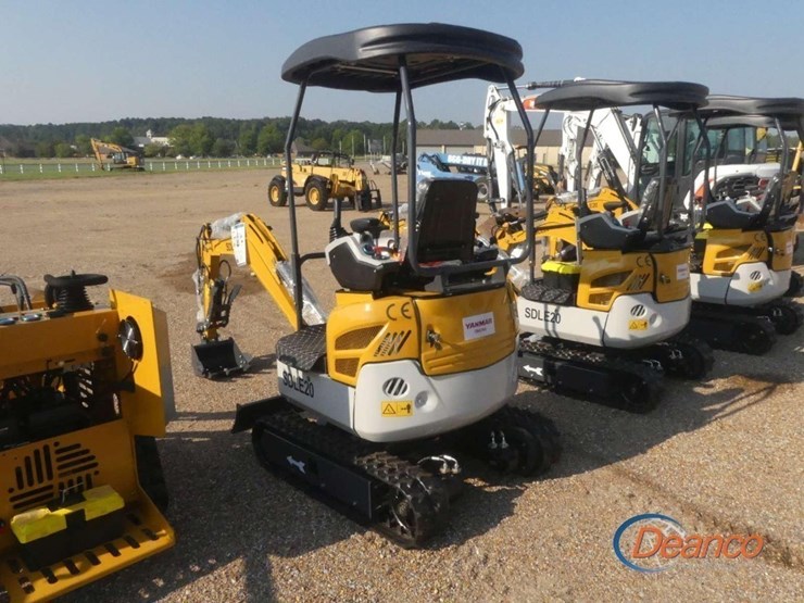 unused-2025-sdlanch-sdle20-mini-excavator,-s/n-00726a:-yanmar-23hp-diesel-eng.,-rubber-tracks-image-3