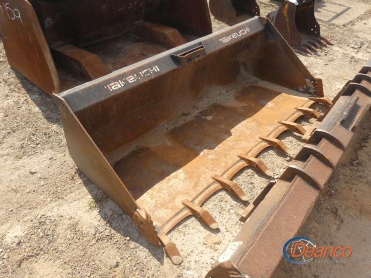 vernig-76"-skid-steer-bucket,-s/n-3022714-with-teeth-image-2