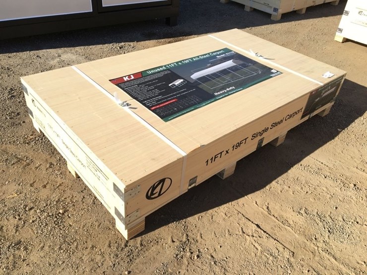 unused-11ft-x-19ft-steel-carport.-image-1