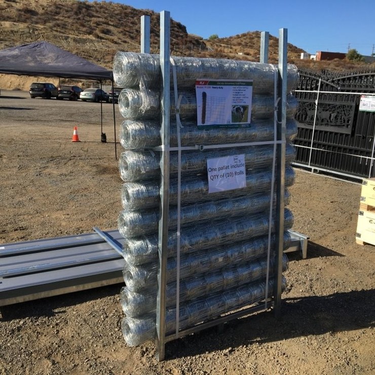 (10) Unused KJ 100ft x 4ft Hot-Dip Galvanized