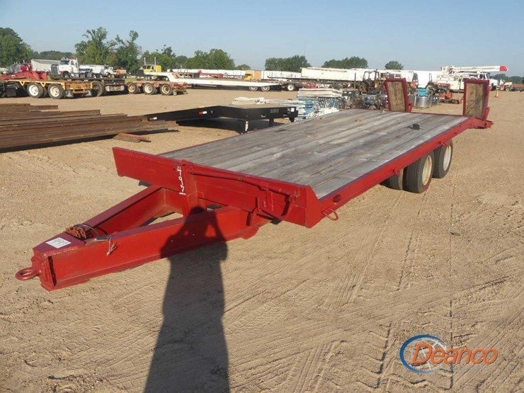 harris-welding-25'-tag-trailer-(no-title---bill-of-sale-only):-pintle-hitch,-t/a,-dovetail,-ramps,-elec.-brakes,-12k-axles-image-8