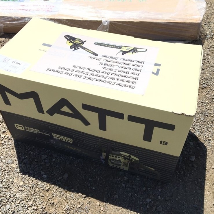 Unused Matt MT9155 Chain Saw,