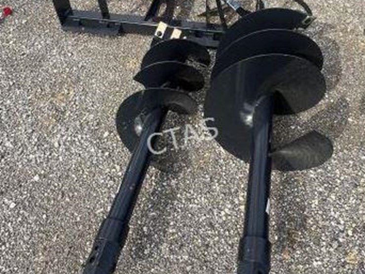 #152-•-wolverine-skid-steer-auger-w/-12"-&-18"-bits-image-2