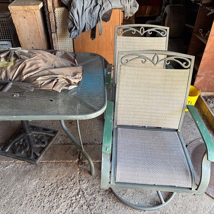 Patio Table Set W/ Gazebo