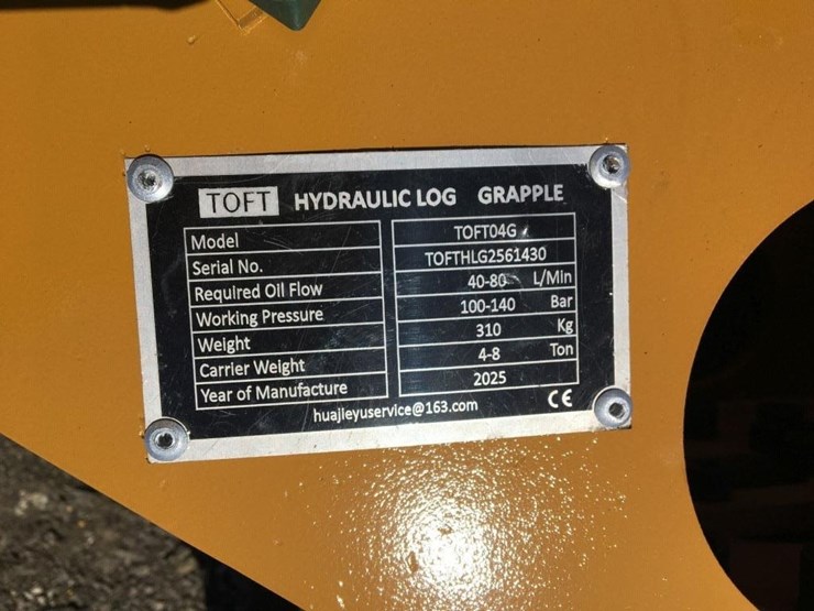 unused-2025-toft-04g-hydraulic-log-grapple-image-3
