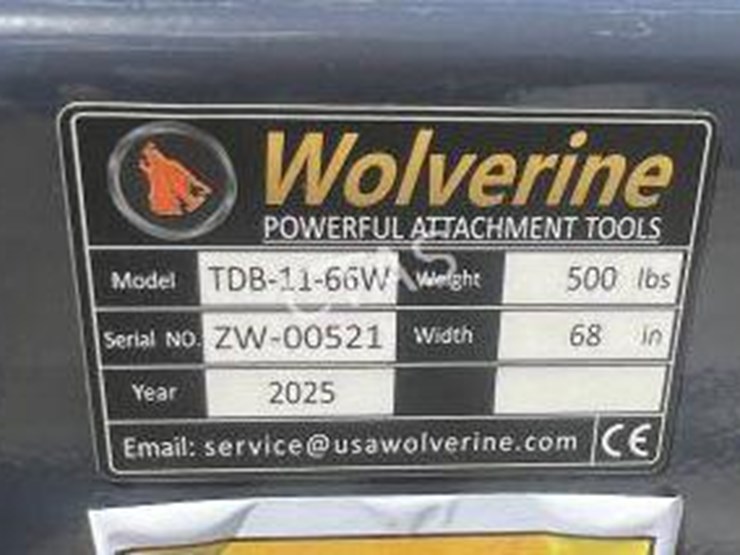 #33-•-wolverine-68"-skid-steer-bucket-image-5