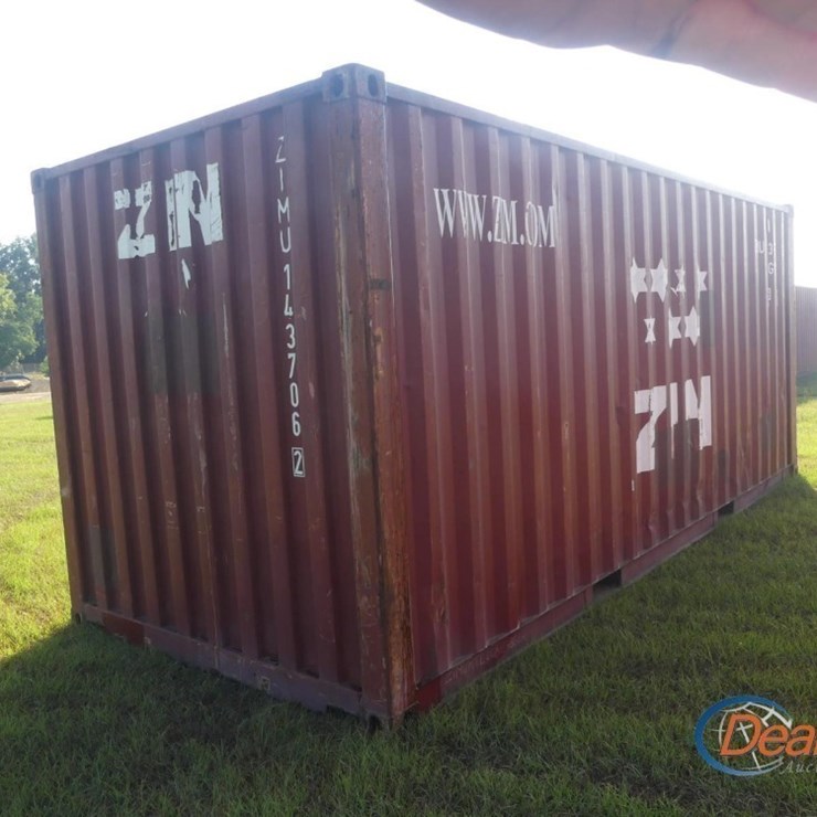 USED 20' SHIPPING CONTAINER, S/N ZIMU1437062