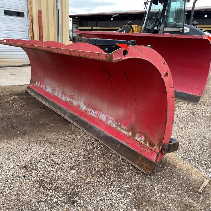 #9866 • 12' Wheel Loader Monroe Snow Plow