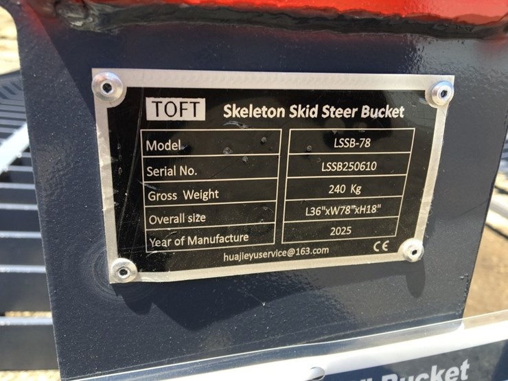 unused-2025-toft-78in-skeleton-bucket,-image-4